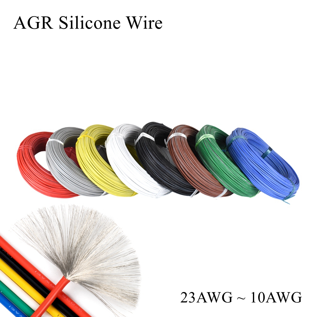 Diy Electronics Wire - Câble électronique en caoutchouc de Silicone