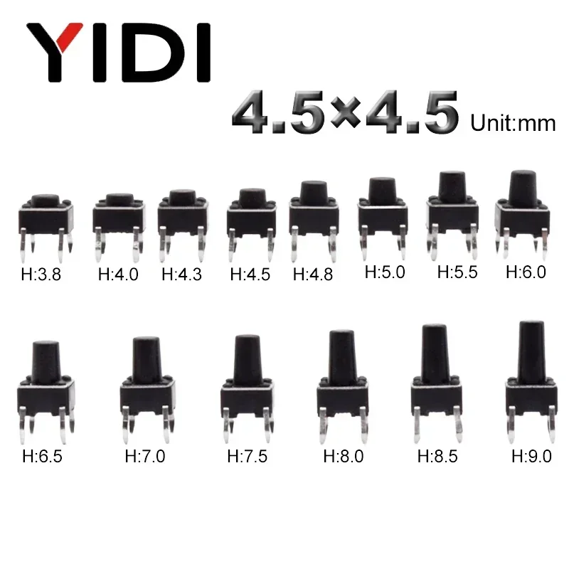 Push Button Tactile - 50pcs panneau PCB On Off momentané