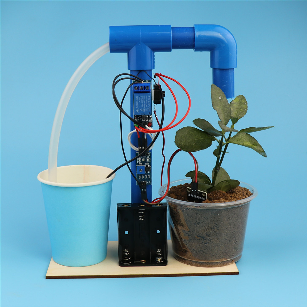 Diy Electronics Kids - Machine d'arrosage automatique des fleurs pour