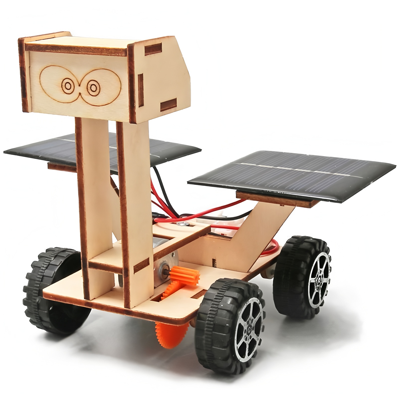 Diy Electronics Kids - Voiture solaire, véhicule d'exploration lunaire, modèle