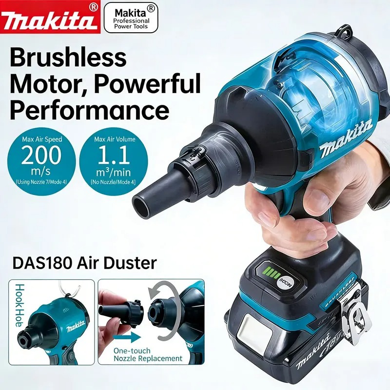 Diy Electronics Workshop - Souffleur de poussière sans fil Makita