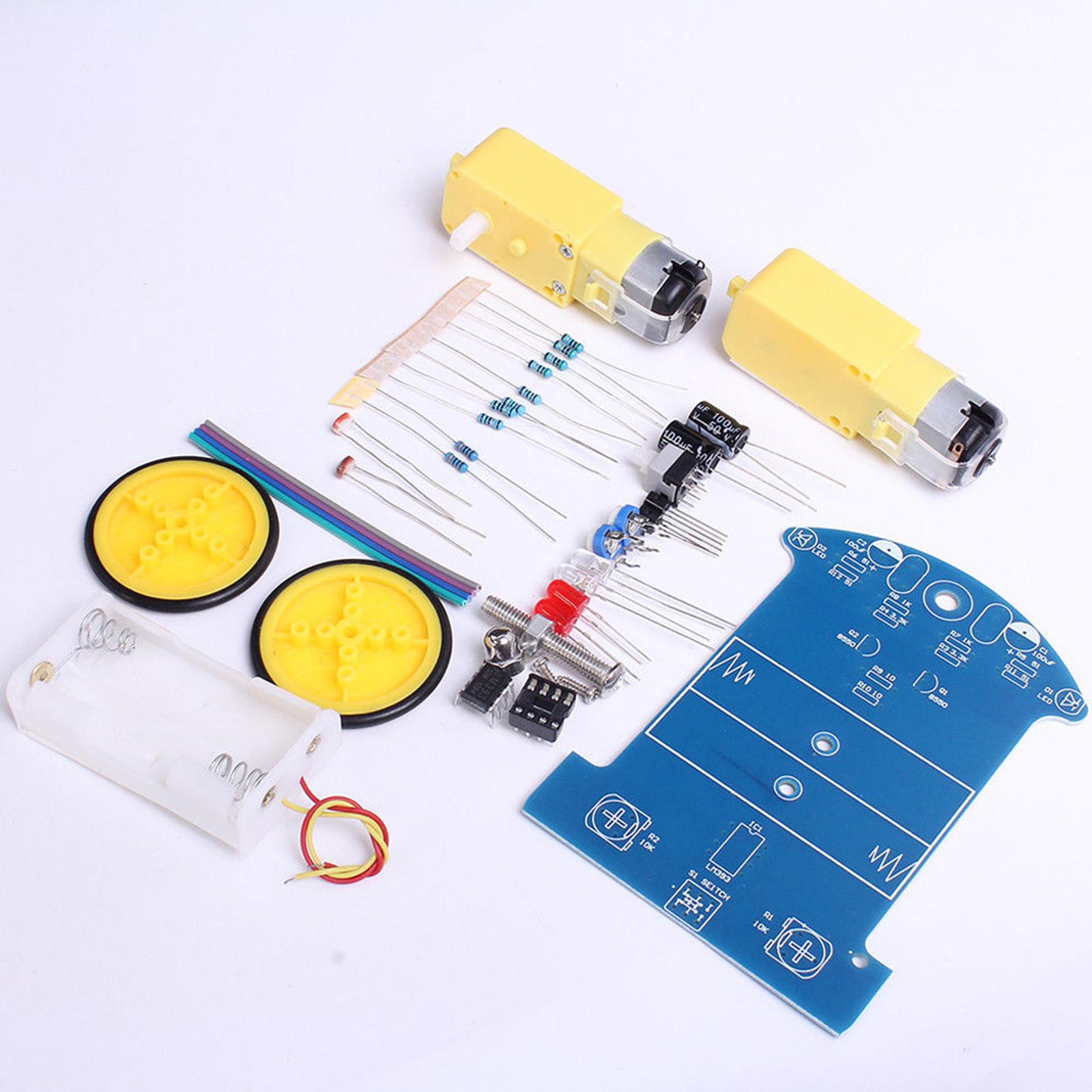 Learn Diy Electronics - Kit de Voiture Robot Intelligente DIY,