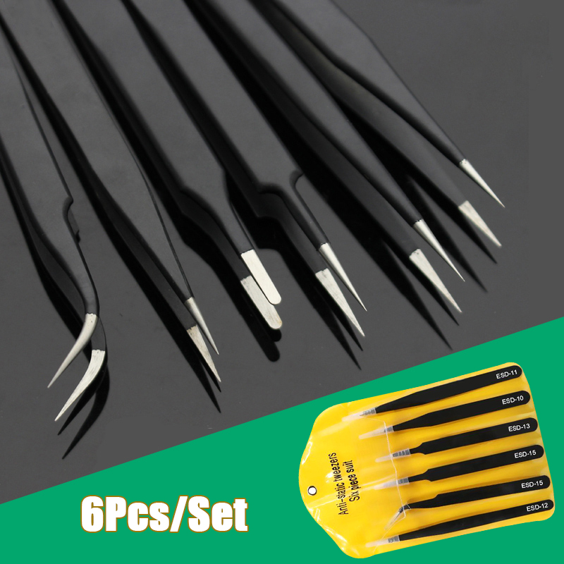 Soldering Iron Kit - Ensemble de pincettes longues de précision,