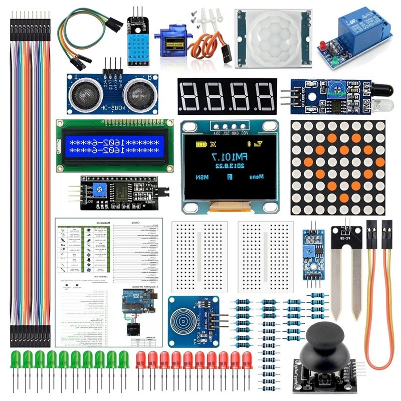 Arduino Uno Starter Kit - Kit électronique DIY T23C avec écran