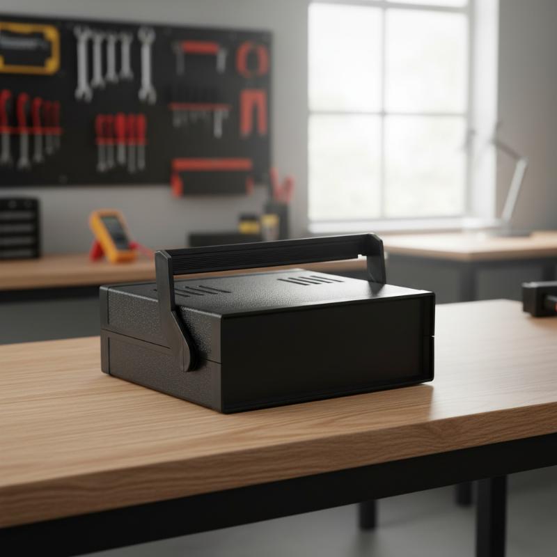 Diy Electronics Workshop - Boîtier étanche noir 200x175x70mm en plastique