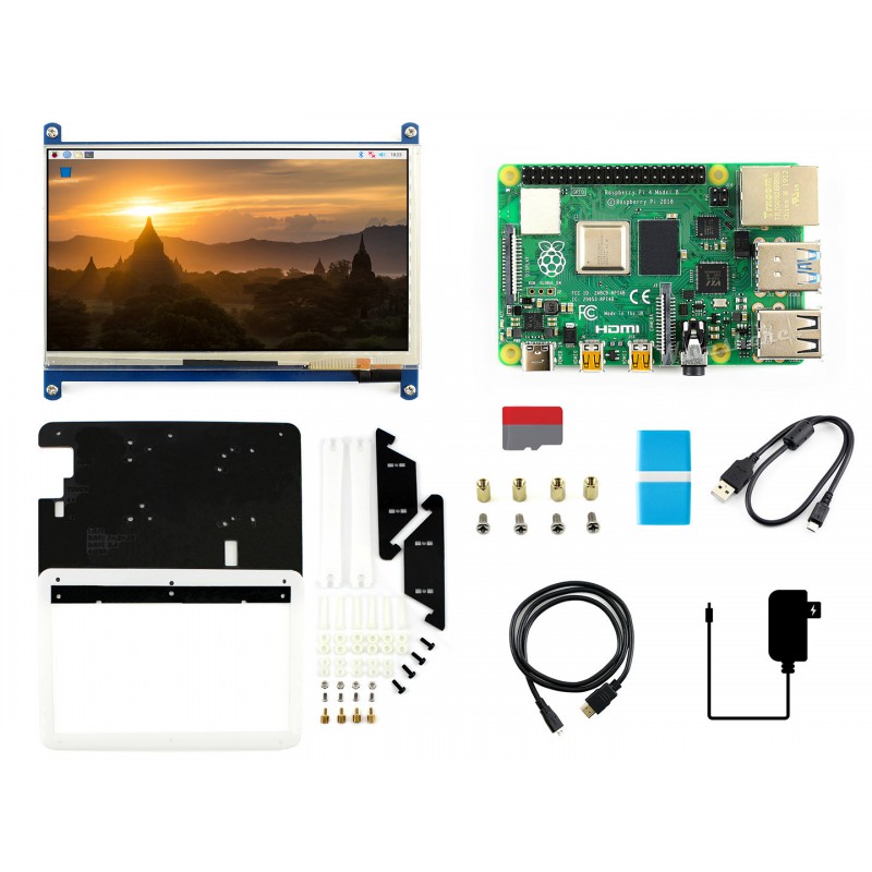 Diy Electronics Kits - Kit d'affichage Raspberry Pi 4 Modèle