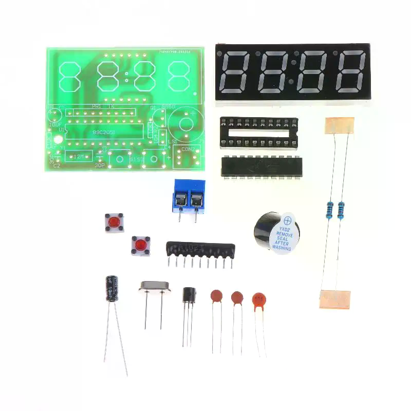 Diy Electronics Workshop - Kit d'horloge numérique LED DIY, module