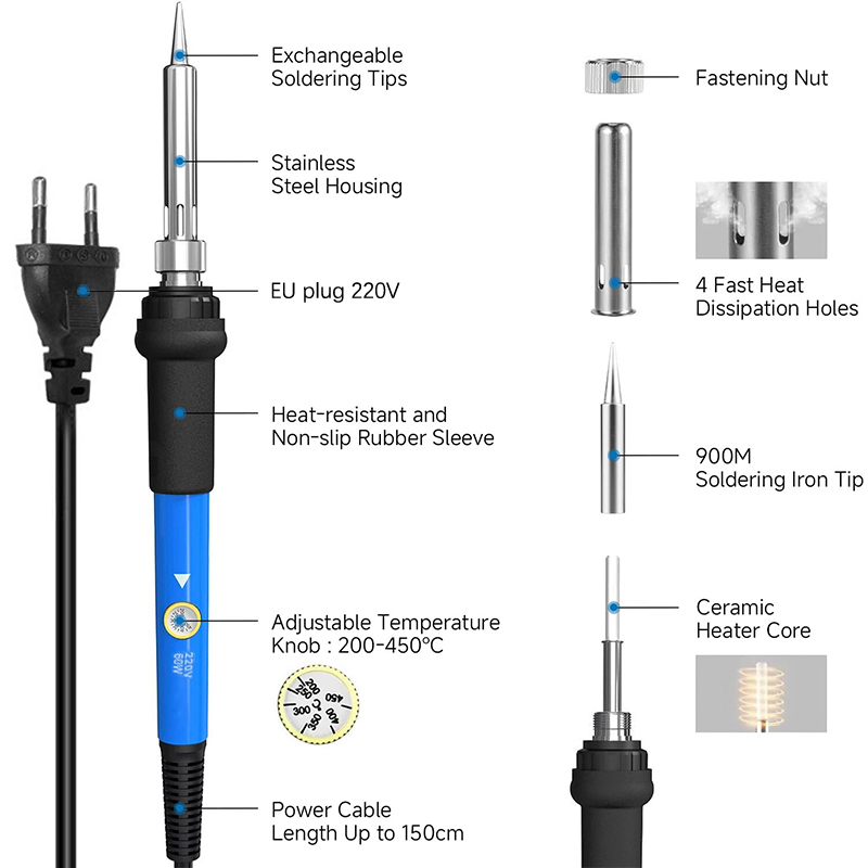 Kit de fer à souder électrique - Soldering Iron Kit avis et prix