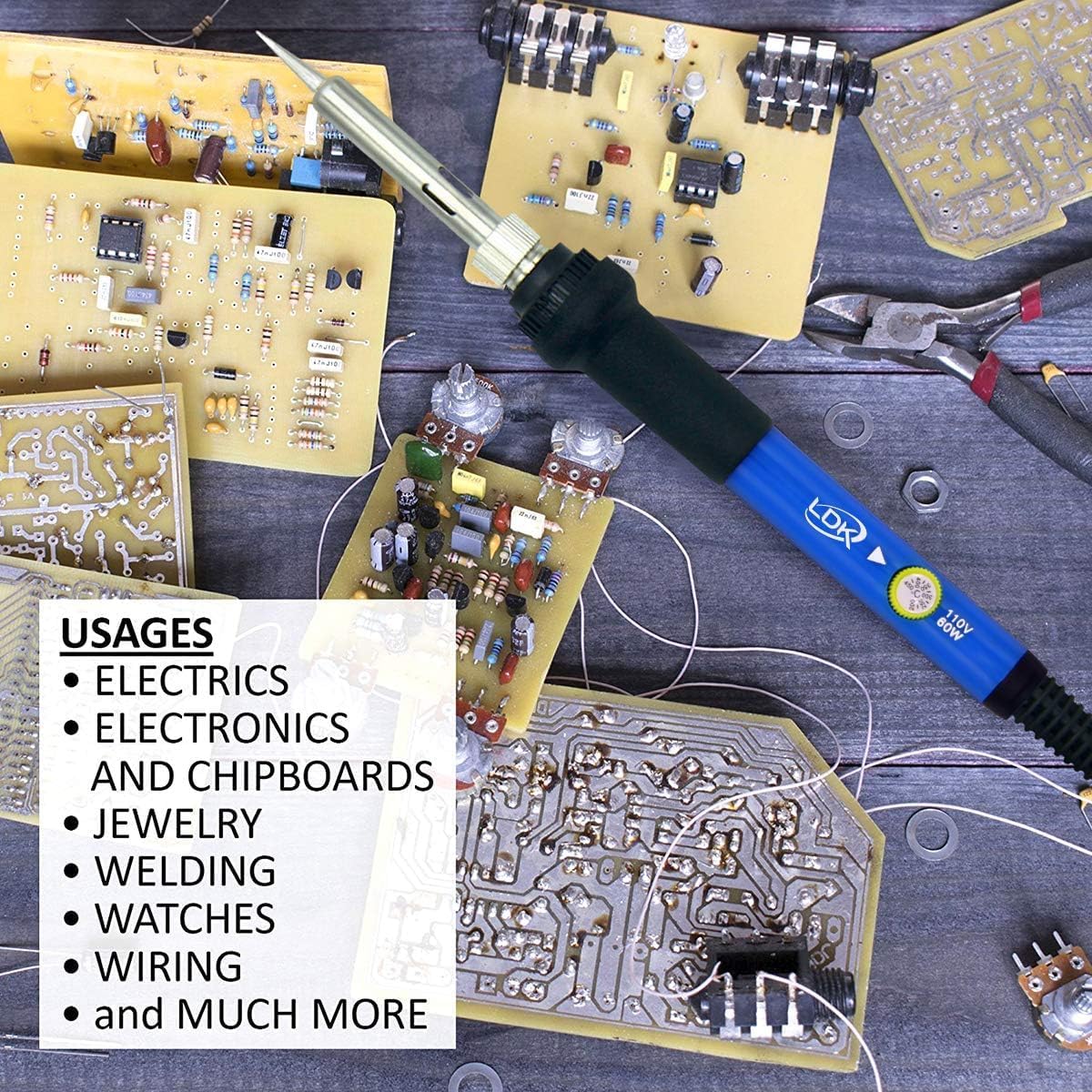 Kit de fer à souder 60W avec t - Soldering Iron Kit avis et prix