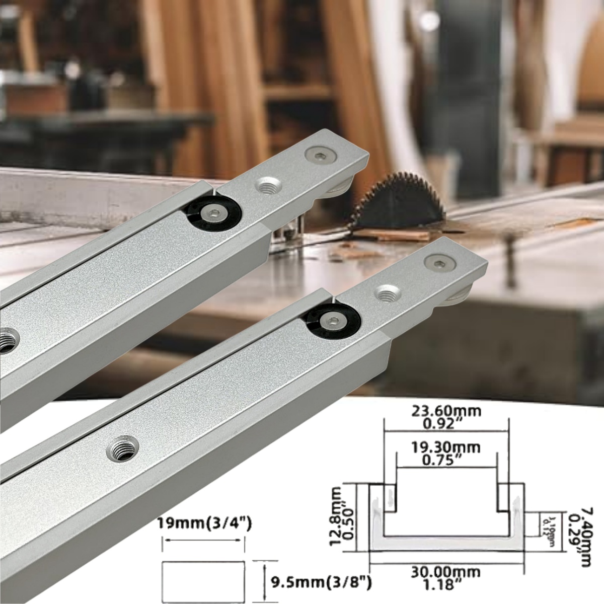 1 Kit de glissières en alumini - Diy Electronics Workbench avis et prix