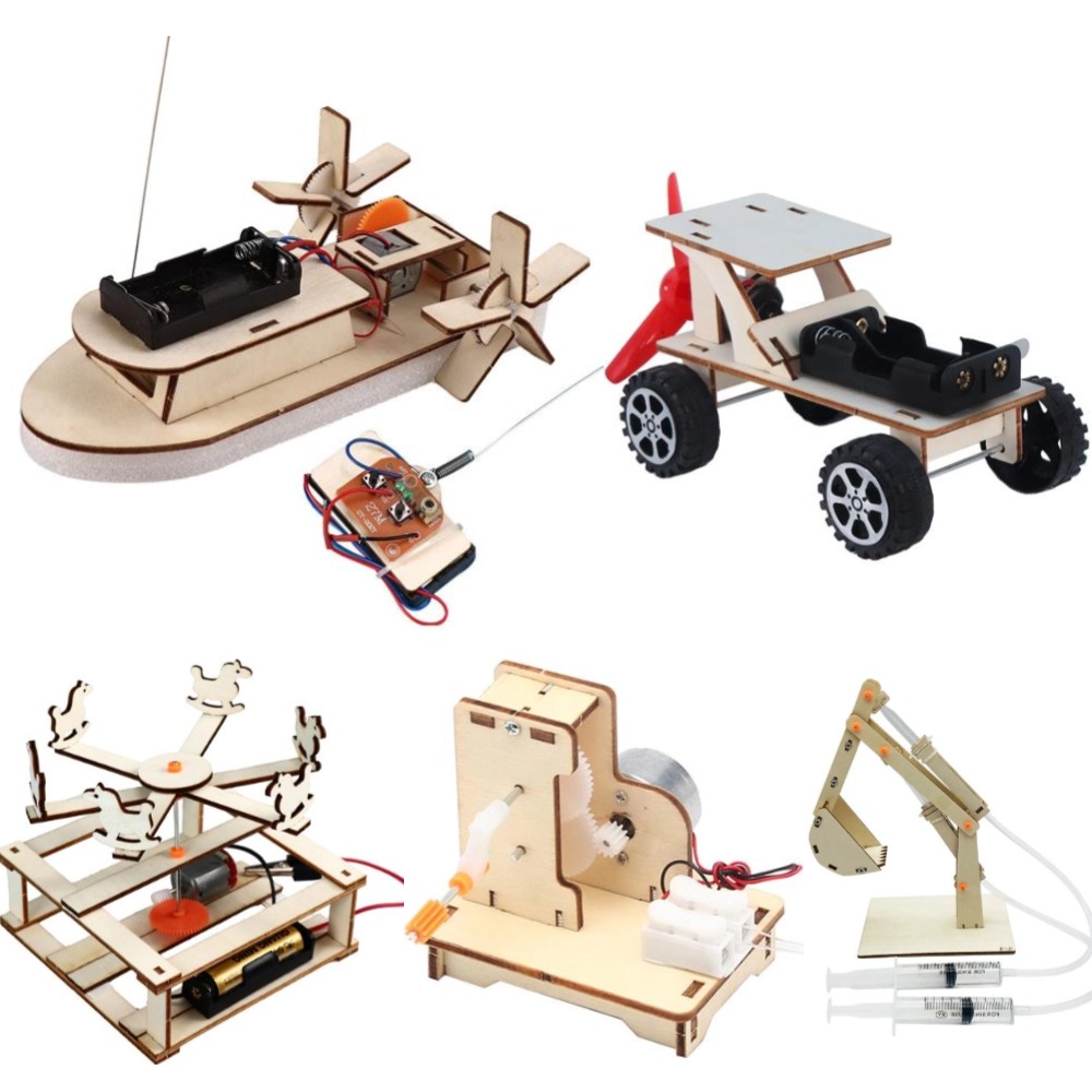 Modèle de bateau en bois à ass - Diy Electronics Kids avis et prix