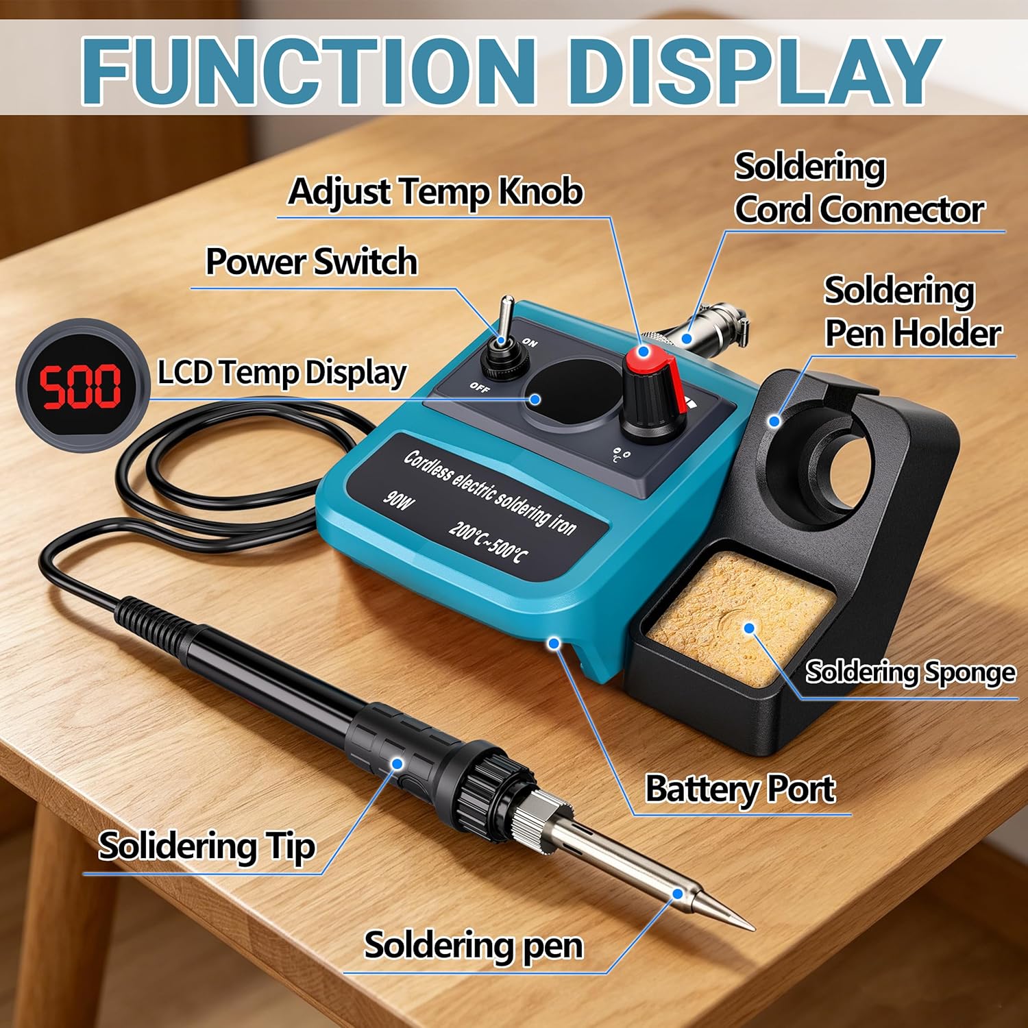 Kit de fer à souder numérique  - Soldering Iron Kit avis et prix