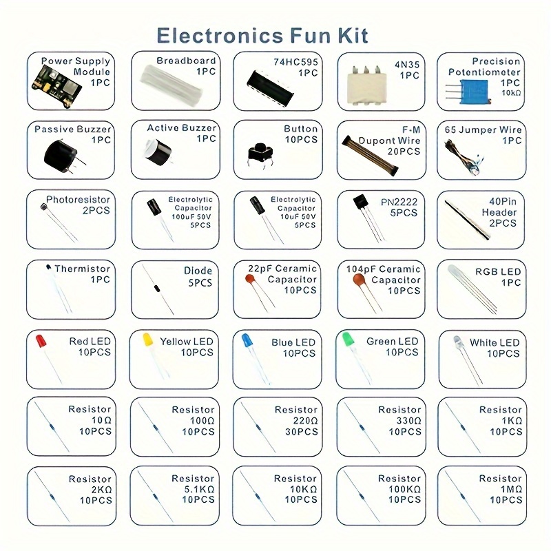 Composants électroniques, cond - R/Diy Electronics avis et prix