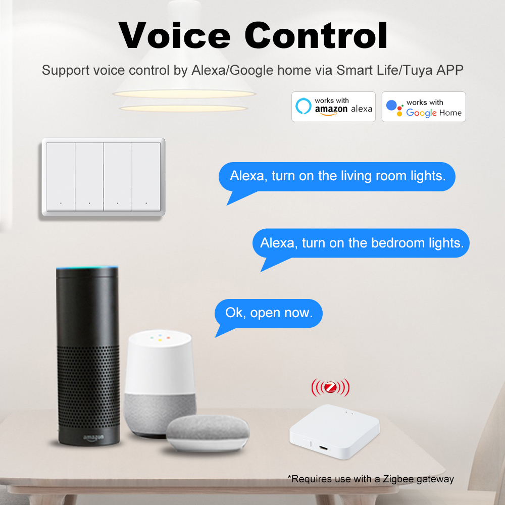 Interrupteur intelligent MANHO - Push Button Tactile avis et prix